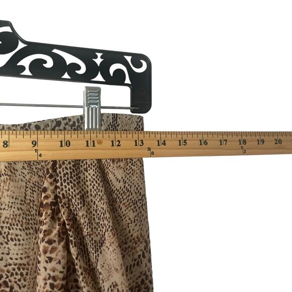 Rampage Y2k Women's Size Small Mob Wives Cheetah Print Tiered Chiffon Skirt - Picture 7 of 8